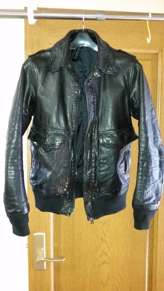 wjk A2　レザージャケット　S　AKM アタッチメント