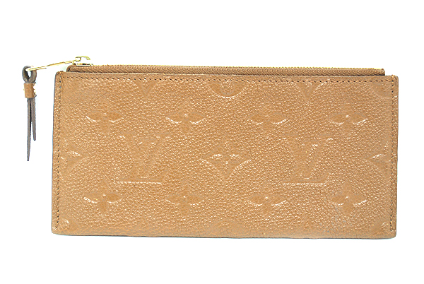 ルイヴィトン モノグラム アンプラント コインケース 茶系 中古