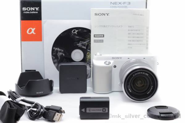 【優良・自撮り】　SONY　NEX-F3　　レンズキット　白