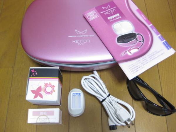 美品 エムテック ke-non ケノン 脱毛器 NIPL-2080 4.1 ピンク
