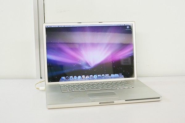 Apple★PowerBookG4[M8793J/A]17/PowerPC G4 1G/55G/1G/無線/OSX