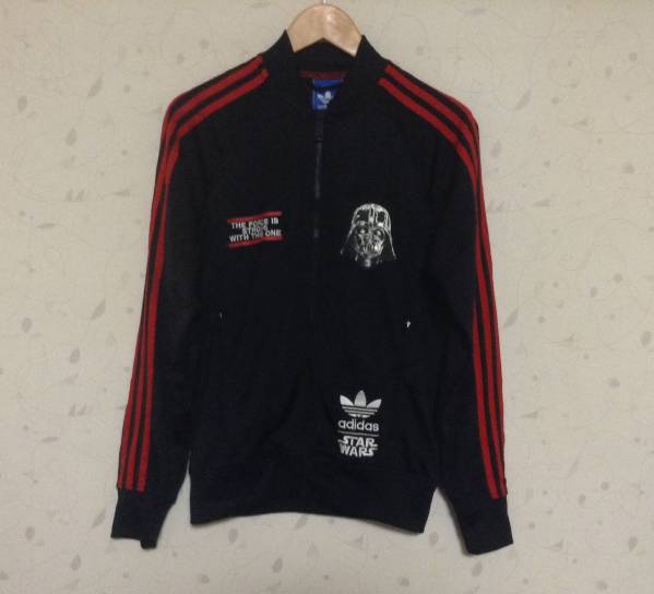 希少 限定 アディダス × スターウォーズ コラボジャージ S 黒赤
