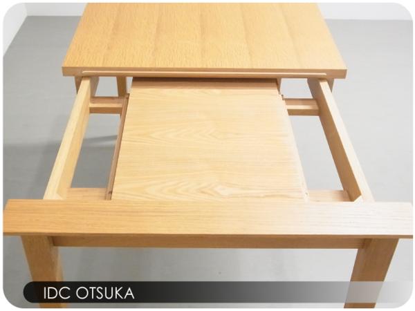 ◇極美品/IDC大塚家具/ダイニングテーブル/伸縮式/オクト/展示(4人用 