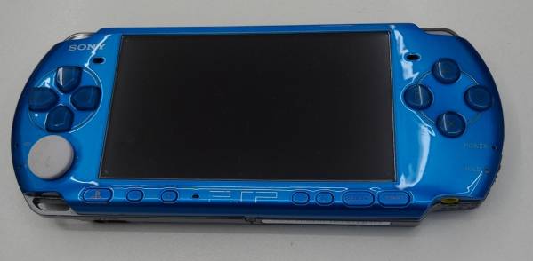 PSP-3000 ブルー本体 +メモリースティック2GB