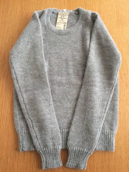 無印良品 まんまのアルパカセーター グレーM ざっくりニット