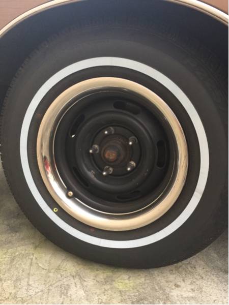アメ車 スチール 鉄チン ほぼ新品タイヤ付き