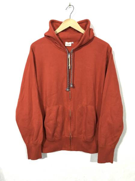 TWO MOON トゥームーン ジップアップスウェットパーカー 赤