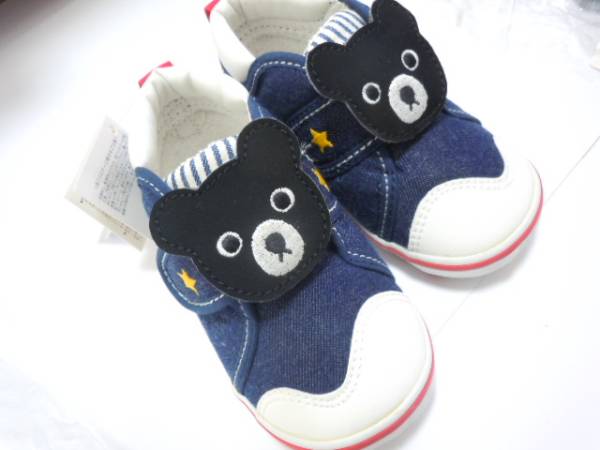 ミキハウス　ダブルＢ　お顔シューズ　靴スニーカー新品13ｃｍ