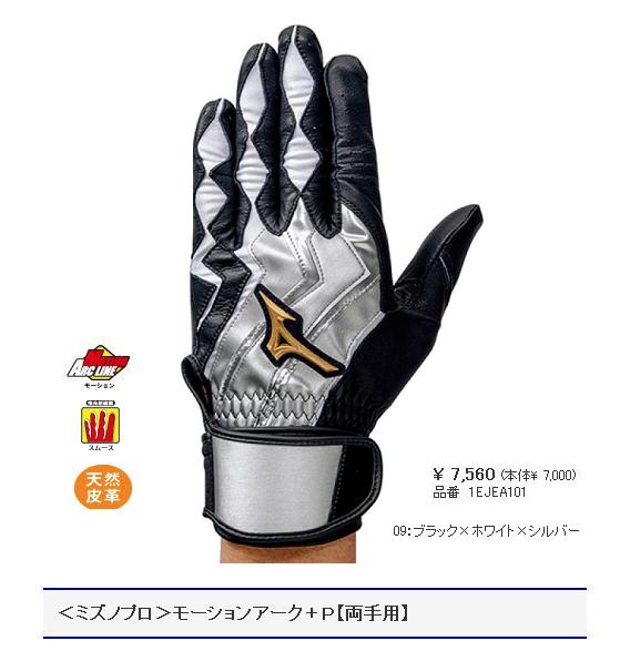 ★ミズノプロ バッティング手袋 両手 1EJEA10109、24cm