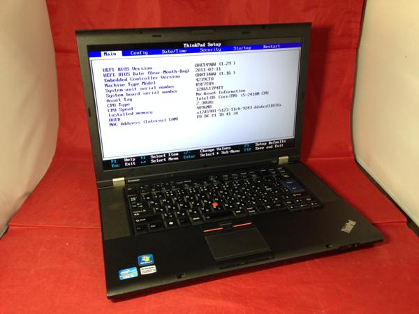 【Lenovo】ThinkPad T520 Core i5-2410M/1600x900/NVS 4200M#