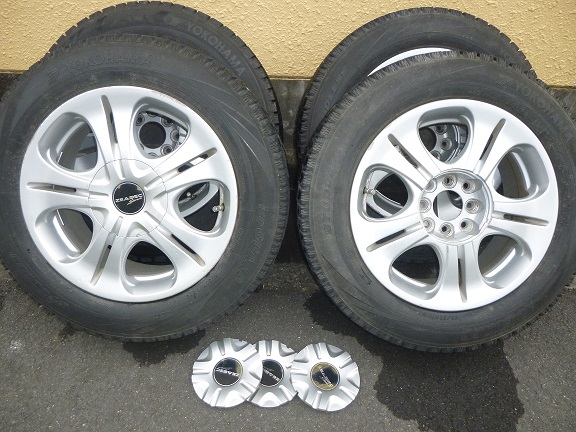 汎用アルミホール185　65Ｒ　15ｘスタッドレスセット　Ｂｂ等