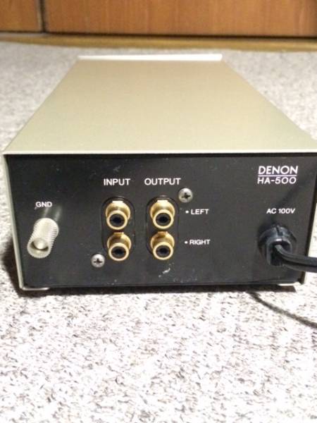 DENON MCヘッドアンプ HA-500 リキャップ済み 【公式通販】
