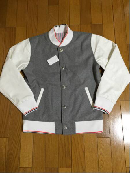 新品【THOM BROWNE】ブルゾン グレー 2 トムブラウン