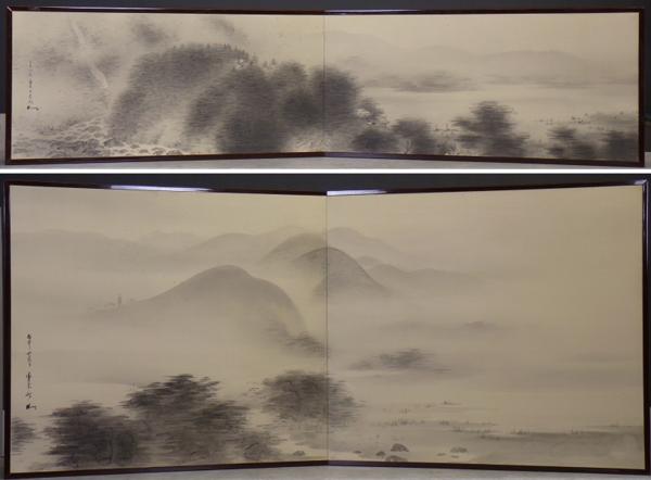 谷文晁 | - Wikipedia 楼閣山水図 雨後山水図｜古美術・掛け軸の販売