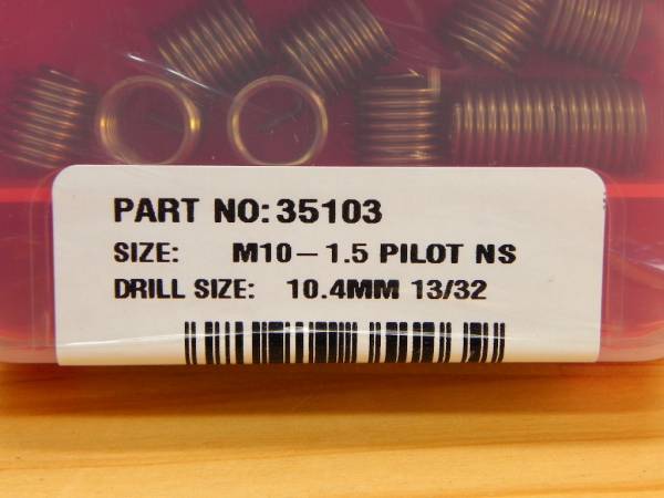 ◎即決 RICOIL M10-1.50パイロットタップ付リコイルキット35103 Webike