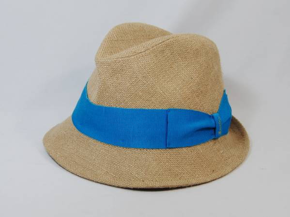 ボルサリーノ■中折れハット■ジュート■USED良品