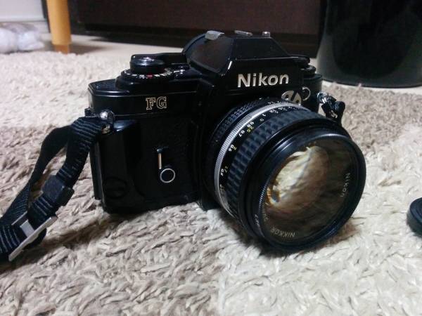 ニコンFGボディ 他レンズ3本 【ジャンク扱い】
