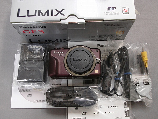 ■538美品★パナソニック　DMC-ＧＦ３　ブラウン■