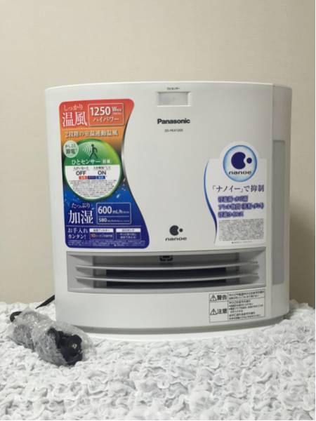 パナソニック 新品 未使用 加湿器 ナノイー ファンヒーター