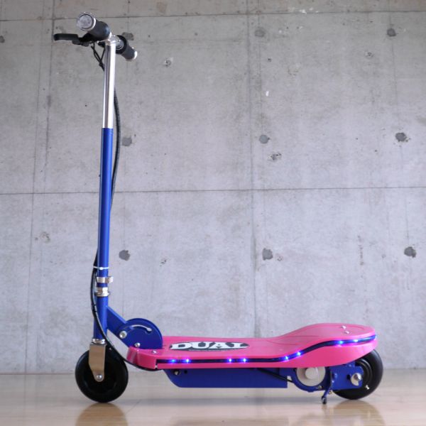 折りたたみ式 LED電動キックボード PINK LED電飾　★100394392