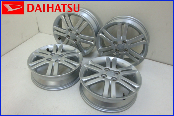 ダイハツタント純正アルミ15inchX4.5J PCD100 OFF45 ムーヴ他4本