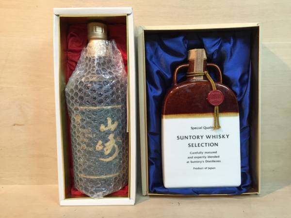 新品 SUNTORY サントリー ウイスキー 山崎10年・非売品・陶器 通販モール SUNTORY 山崎 セレクショ 10年 ウイスキー セレクション