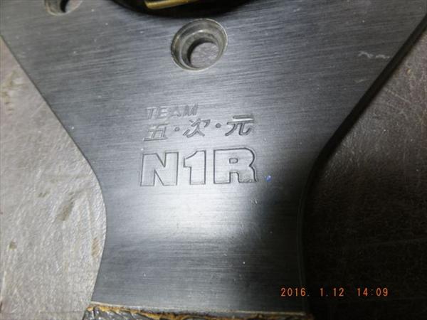 激レア TEAM 5ZIGEN 五ジメンション N1R レザーステアリング 35φ TEAM