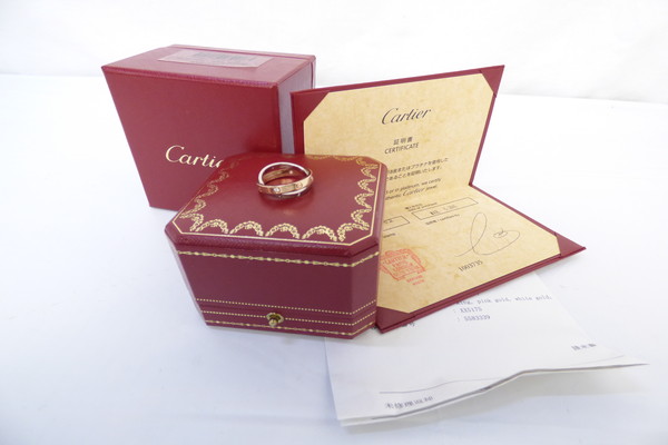 本物■美品■カルティエ■ダイヤ■ラブリング■43万■rrr112e
