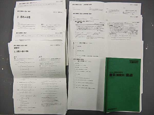 FU84-010 東京出版 数学Ⅲ(微積分)重点テキスト 2012年 夏期