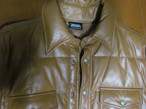 ジャーナルスタンダード　ホースレザーダウン　美品　馬革