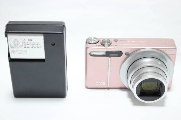 極美品◇RICOH リコー CX5 ピンク◇人気のコンデジ♪ デジタルカメラ