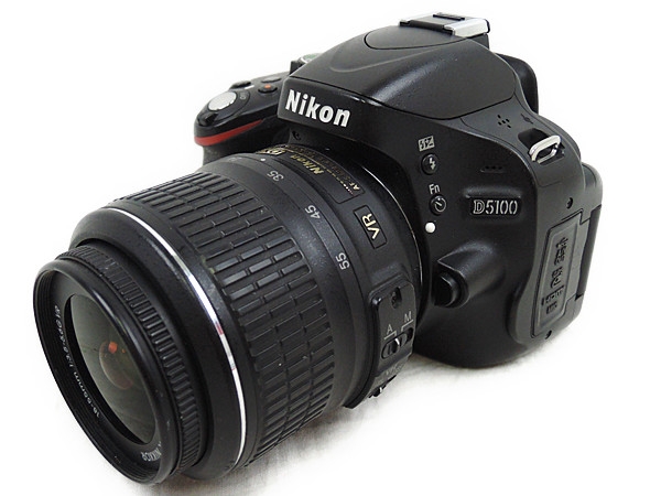 中古 Nikon D5100 ダブル レンズ キット 一眼 カメラN1679029