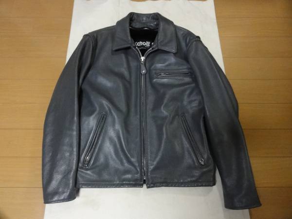 稀少カラー Schott ショット シングルライダース 643 ライナー付 極美 