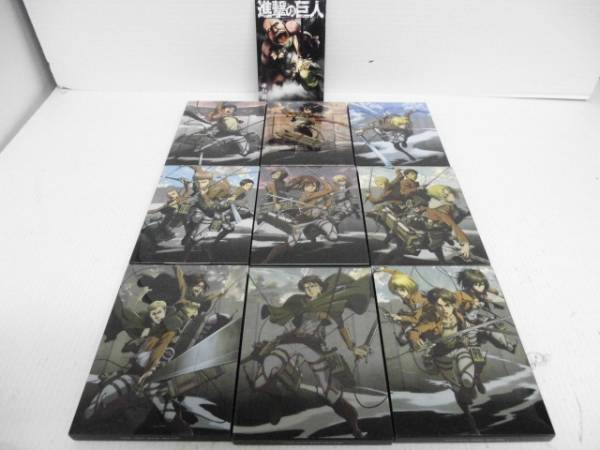 進撃の巨人 DVD集 全9巻セット 初回限定版 進撃の巨人 : 全9巻セット (初回生産限定盤) DVD | 全9巻 (セット