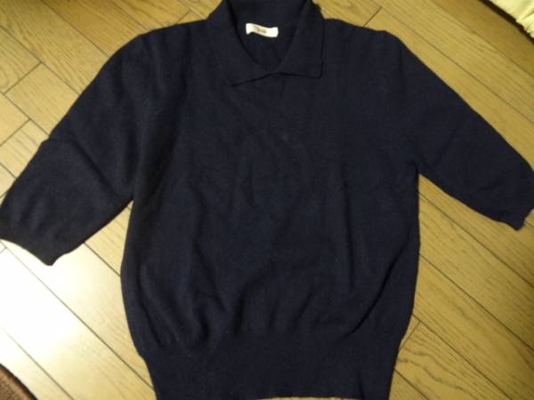 美品　カシミヤ100％ 黒　紺　セーター マダムジョコンダ ⑥