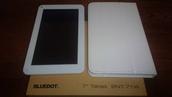 【美品】BLUEDOT BNT-71W　＋　【新品】カバーケース(白色)　