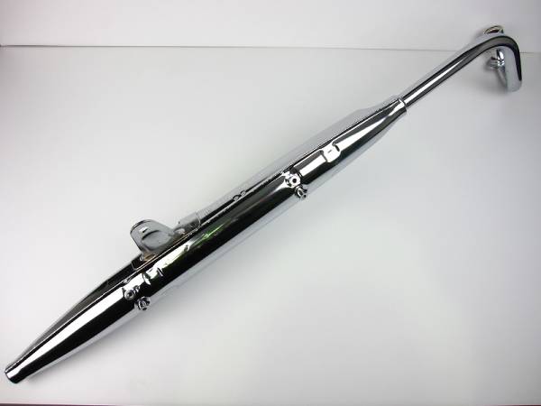 ホンダ純正ダックスアップマフラー単体メッキNO2835