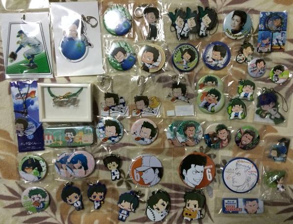 ダイヤのA/倉持洋一/グッズセット/計69点/缶バッジ/アクキー