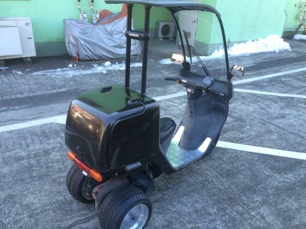 整備済!即納!!■後期ジャイロキャノピー黒ワゴンカスタム■東京