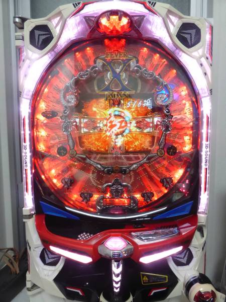 ☆CR FEVER X JAPAN 紅魂 パチンコ実機 循環式☆