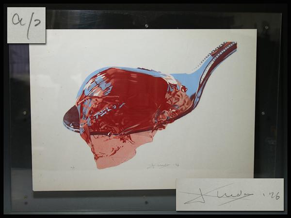 【侍】アーティスト・プルーフ サイン入 シルクスクリーン Ρ699