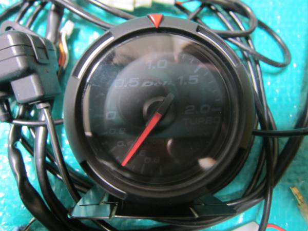 売切！ デフィ（Defi） レーサーゲージ　ブースト レッド 52パイ