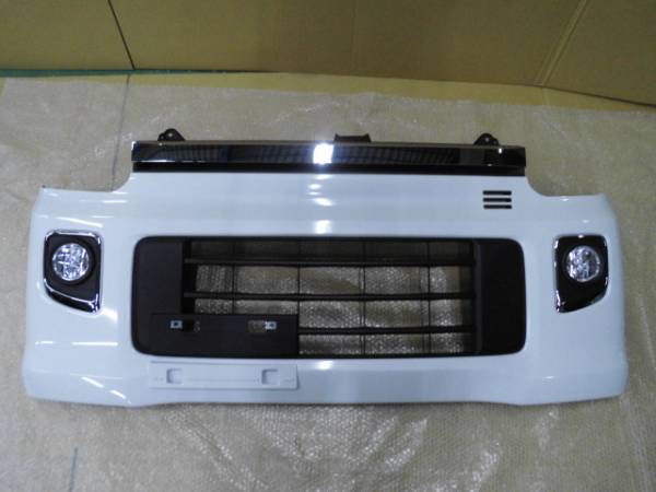 エブリィワゴン フロントバンパー 純正 DA17W PZターボ パール