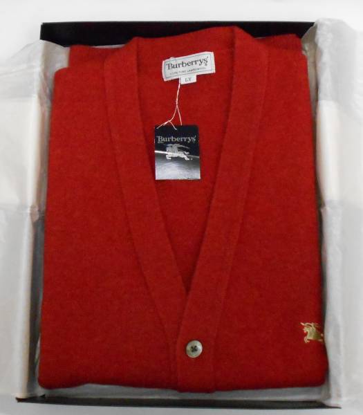 [タグ付き箱入り未使用]Burberrysバーバリー メンズベストLY
