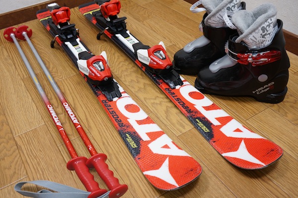 ☆美品☆DYNASTAR157cm LANGE 大人用カービングスキー4点SET