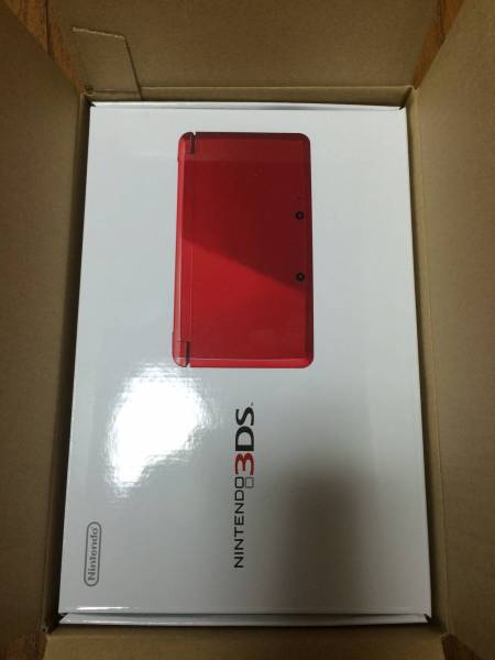 新品未開封 任天堂ニンテンドー３DS メタリックレッド 本体