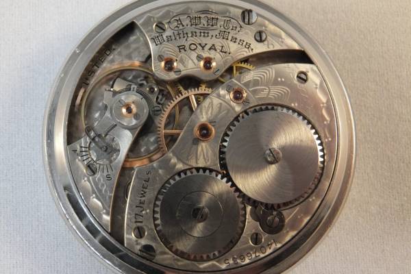 1904年製◆WALTHAM ROYAL 懐中時計 12S 17J Gr.Royal ArtDeco