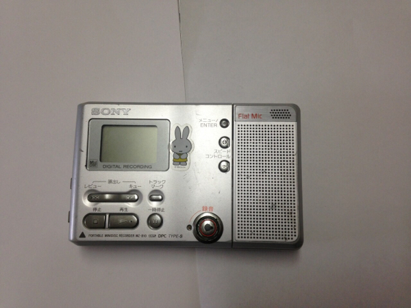 SONY MZ-B10 MDレコーダー