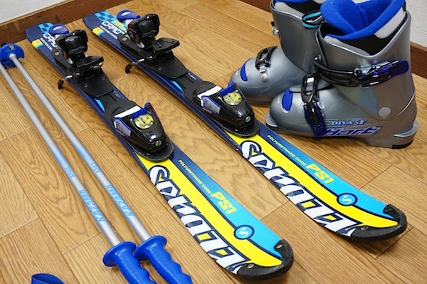 90cm 靴19cm SPRAZZO 子供用カービングスキーセット 中古 2025年