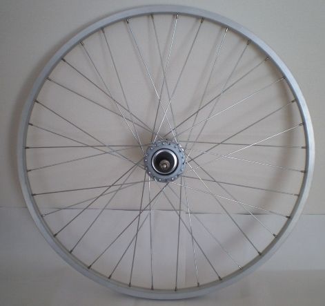 ★新品 27インチ前輪 ハブダイナモ　アルミリム　LEDライト付き